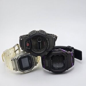 Casio G-Shock Watches Lot Of 3 Working and For Repair.